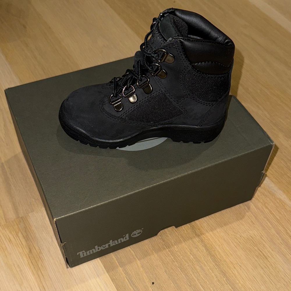 Timberland Black Youth Hiking Boots